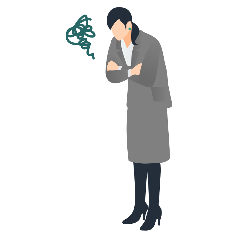 女性のイラスト